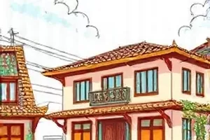 玻璃温室封面:透明穹顶下的校园走廊